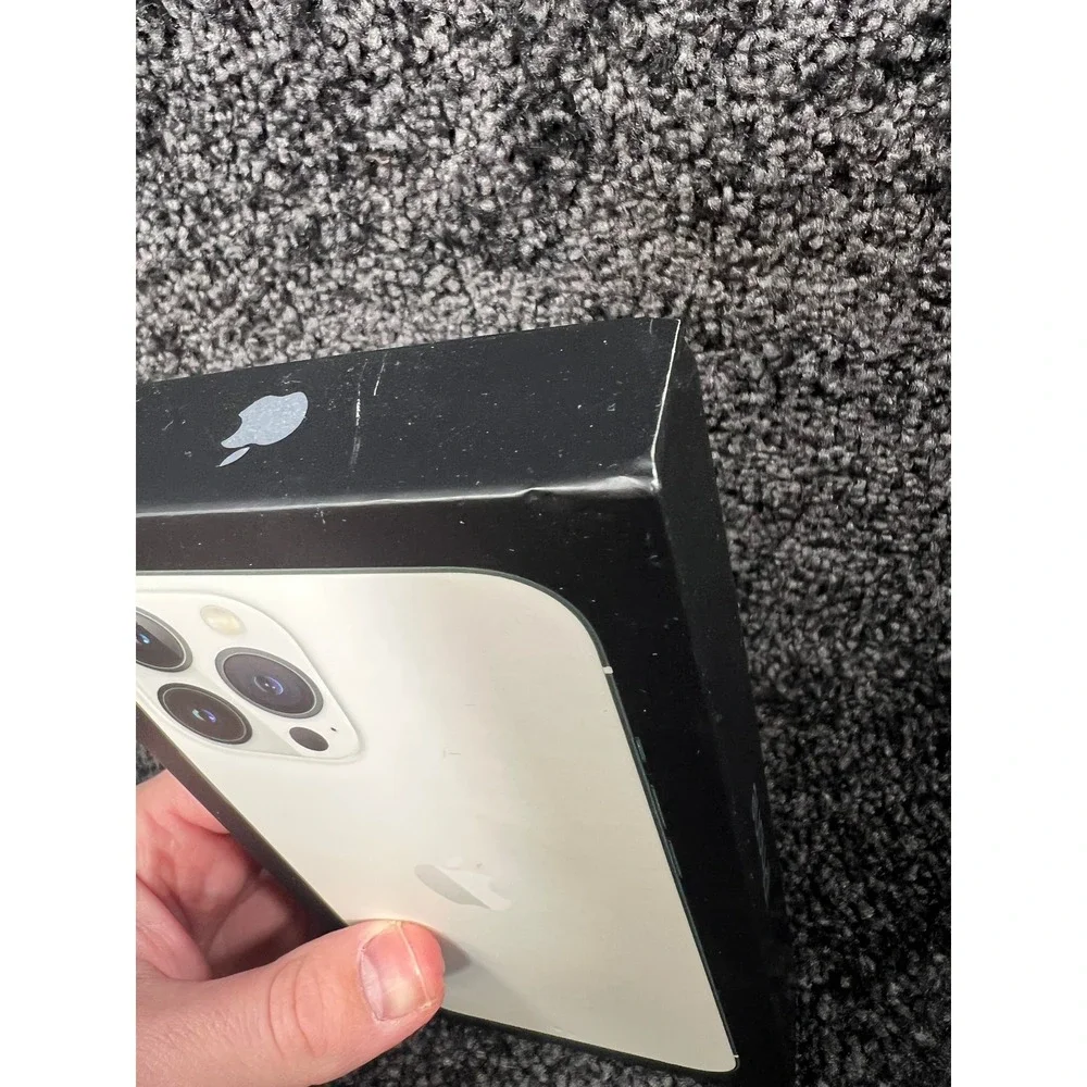 BOX ONLY Apple iPhone 13 Pro‎ Max Silver 256 GB Box and Papers